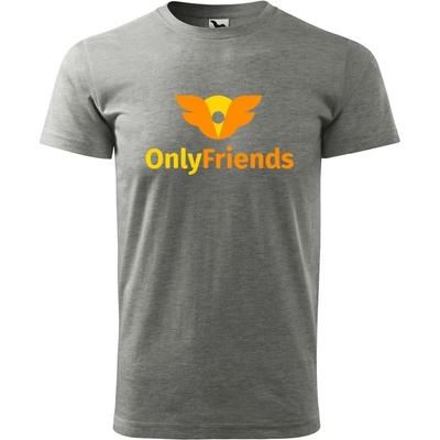 Sablio Only Friends šedé