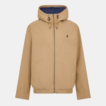 Ralph Lauren Men's LongFord Hooded Lightweight Windbreaker - Classic Camel