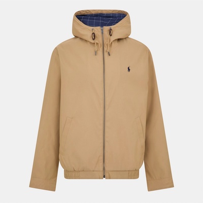 Ralph Lauren Men's LongFord Hooded Lightweight Windbreaker - Classic Camel