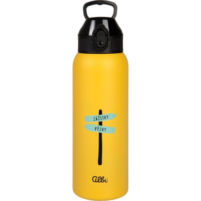 Albi termoláhev 680 ml Rozcestník žlutá