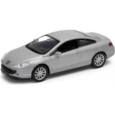 Welly Метална количка Welly - Peugeot Coupé 407, 1: 34 (49720A-PEU)