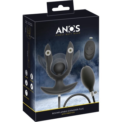Anos RC Inflatable Expander Plug with Vibration Black