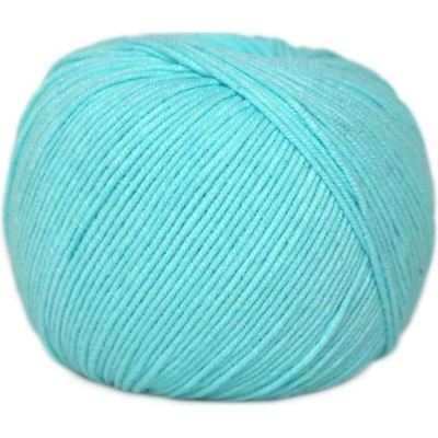 Příze Jeans (Vlna-Hep) 8122 světle modrý tyrkys (mint)