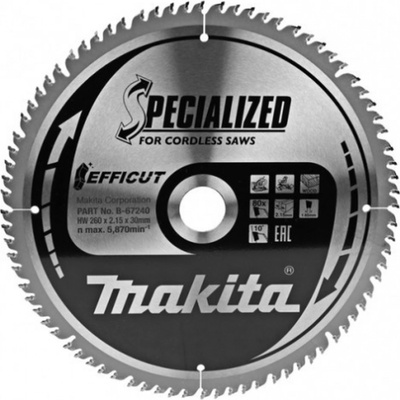Makita E-12186 pilový kotouč 190*20mm 50Z Efficut