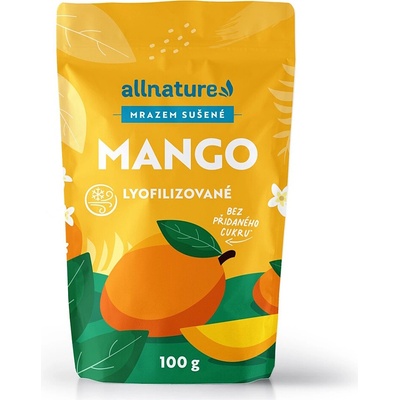 Allnature Mango mrazom sušené mrazom sušené ovocie 30 g