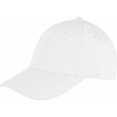 Result Headwear 6-panelová Memphis s nízkym profilom Biela