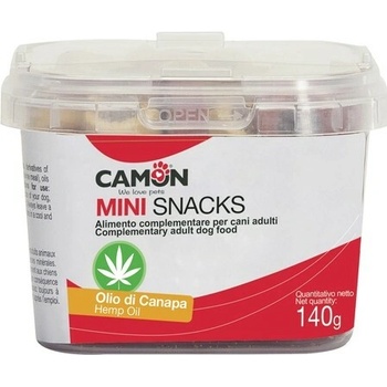Camon Mini Snack s konopným olejom pre psov 140 g