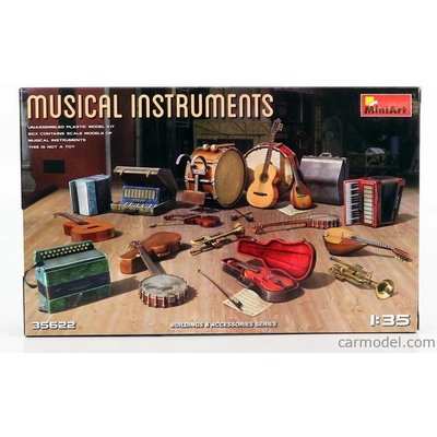 Miniart Accessories Strumenti Musicali Musical Instruments 1:35