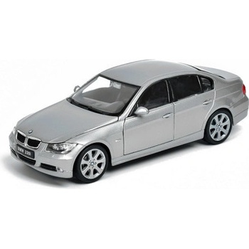 Welly BMW 330i Stříbrné 1:24