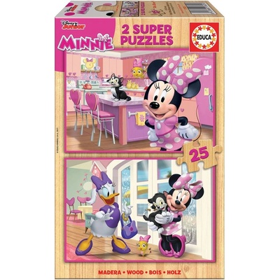 Educa - Детски пъзел Minnie 2х25ч 17625