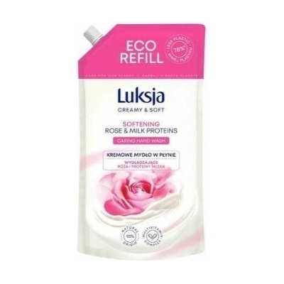 Luksja tekuté mydlo náhradná náplň Ruža/mliečne proteíny 900 ml