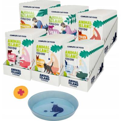 ANIMAL ISLAND 72 sáčků MIX CHUTÍ 6x (12x85 g)