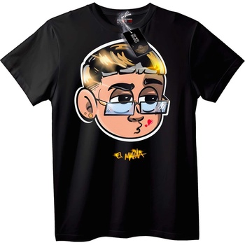 NOONEBRAND Тениска El Mafia Карикатура - 6XL, White