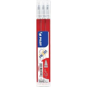 Pilot Пълнител за Pilot Frixion Clicker 1, 0 червен (3) (BLS-FR10-R)