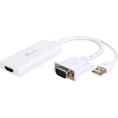 Аудио видео адаптер j5create JDA214 VGA към HDMI (J5-JDA214)