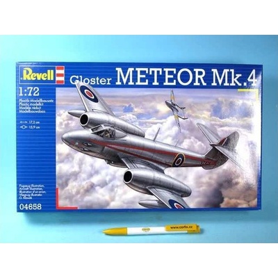 Revell Plastic ModelKit letadlo 04658 Gloster Meteor Mk.4 1:72