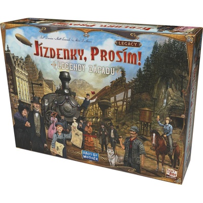 Asmodee Jízdenky, prosím! Legacy: Legendy západu CZ