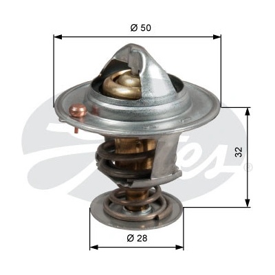 Termostat, chladivo GATES TH50588G1