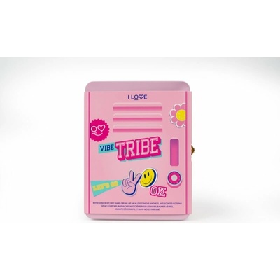 I Love Vibe Tribe Mood Boost tělový sprej 40 ml + Cosmic Girl krém na ruce 30 ml + Vibe Tribe balzám na rty 10 g + magnetky 1 ks + zápisník