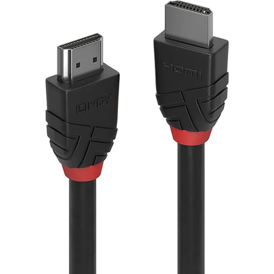 Lindy LNY-36473 : : Кабел HDMI 2.0 Black Line, M-M, 4K, 60Hz, 30 AWG, черен, 3.0 м