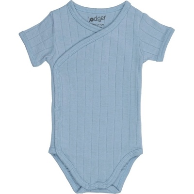 Lodger Romper SS Solid Blue Fogg