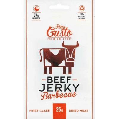 Fine Gusto Hovězí jerky BBQ 25 g