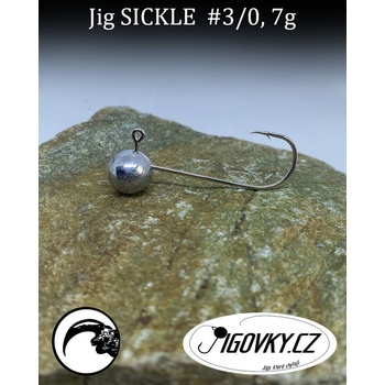 Jigovky.cz Jigové hlavičky Sickle vel.3 7g 5 ks