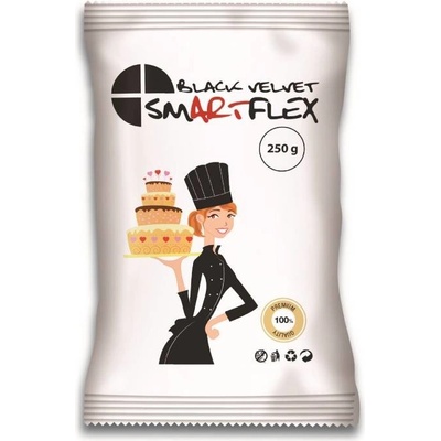 Smartflex Fondán na dort Black Velvet vanilkový 250 g – Zboží Dáma
