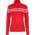 Newland Дамски термо суитшърт Newland Hilde Half Zip red/white