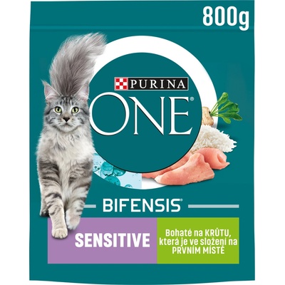 Purina One Bifensis Sensitive morka 0,8 kg