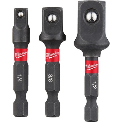 Sada adaptérov SHOCKWAVE™ z 1/4"HEX na 1/4", 3/8", 1/2" 4-hran Milwaukee /4932479228/