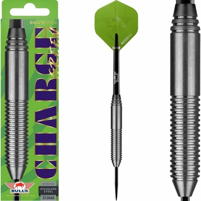 Bull's NL Šípky Steel Charge - Green - Stainless Steel - 23g
