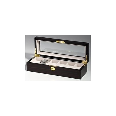 Rothenschild kazeta na hodinky 6 ebony RS-1087-6E