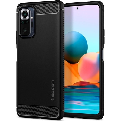 Púzdro Spigen Rugged Armor Xiaomi Redmi Note 10 Pro Matte čierne