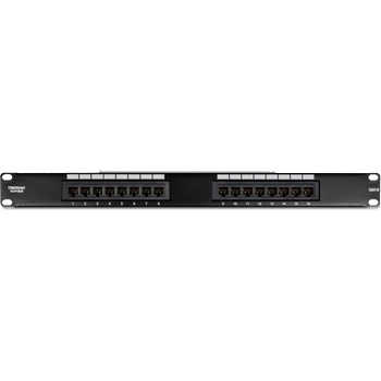 TRENDnet Пач панел 16 порта RJ45 UTP, Cat6 - TRENDnet TC-P16C6 (TC-P16C6)