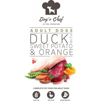 Dog's Chef Duck With Sweet Potato & Orange 3 x 12 kg