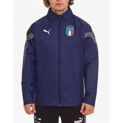 PUMA x Italy FIGC 2022 Hidden Hood Track Jacket Blue