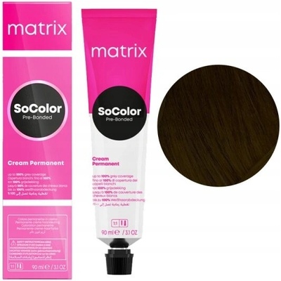 Matrix Barva na vlasy černá 90 ml pro brunetky