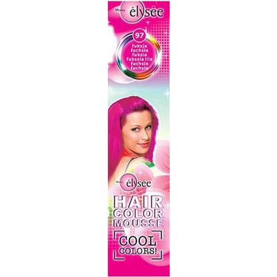 Wats Elysée Color Mousse, farebné penové tužidlo, farba fuksia 97, 75 ml