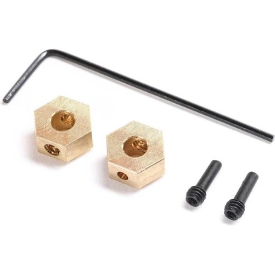 Axial Аксиален шестостенен държач, месинг 1.0g (2): SCX24, AX24