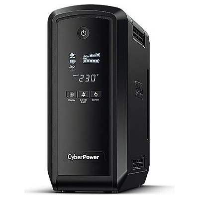 CyberPower USV PFC Sinewave Advanced CP900EIPFCLCD USB 2x Schukostecker 4x IEC Anschluss (CP900EIPFCLCD)