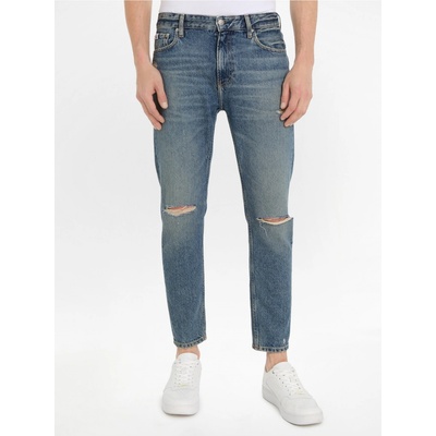 Calvin Klein Jeans modré pánské straight fit džíny Dad Jean