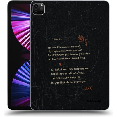 Picasee silikónový čierny obal pre Apple iPad Pro 11" 2021 3.gen POET