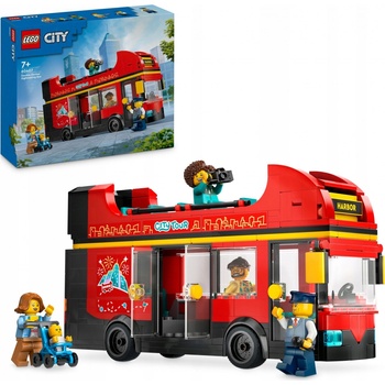 LEGO® City 60407 Červený dvojposchodový vyhliadkový autobus
