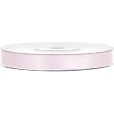 Party Deco Сатенена панделка светло пудрово розово 6мм/25м