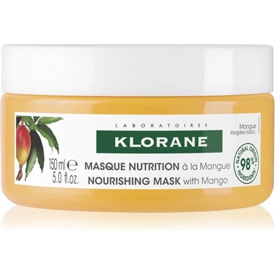 Klorane Mango Nourishing Mask intenzívne vyyživujúca maska na vlasy 150 ml