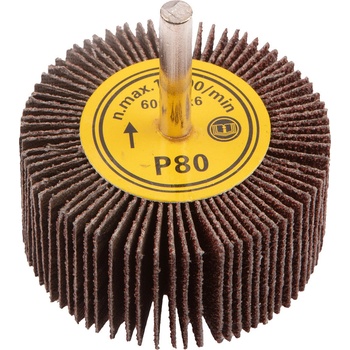 Graphite Kotouč lamelový na stopce 60 x 30 mm K80 55H759