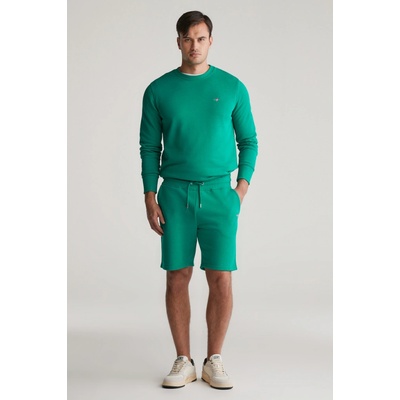 GANT REG SHIELD SWEAT SHORTS DEEP GREEN