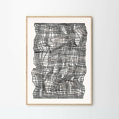 Moikka Plakát Timeline Black by Ana Frois 21x29,7 (A4)