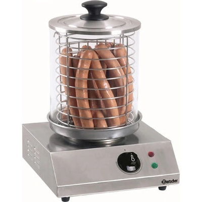 Bartscher Ohřívač párků Hot Dog hranatý 280 x 280 x 355 mm - 0,8 kW / 230 V - 5,2 kg